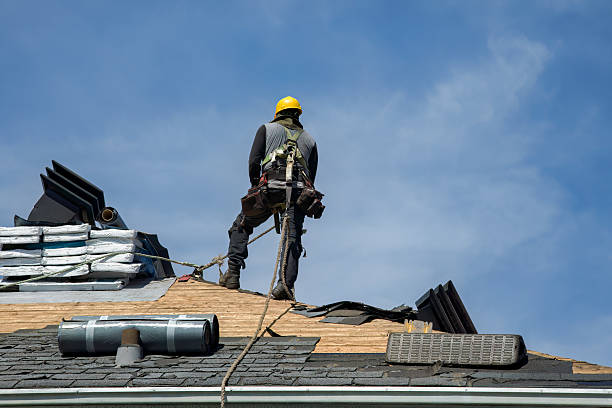 Professional Roof Replacement technician working in Warren, NJ